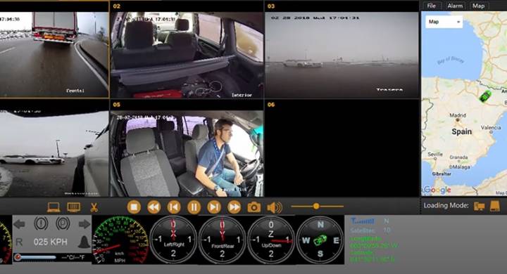 Soluciones de vídeo inteligente para supervisión integral de los procesos operativos Control de la flota de transporte