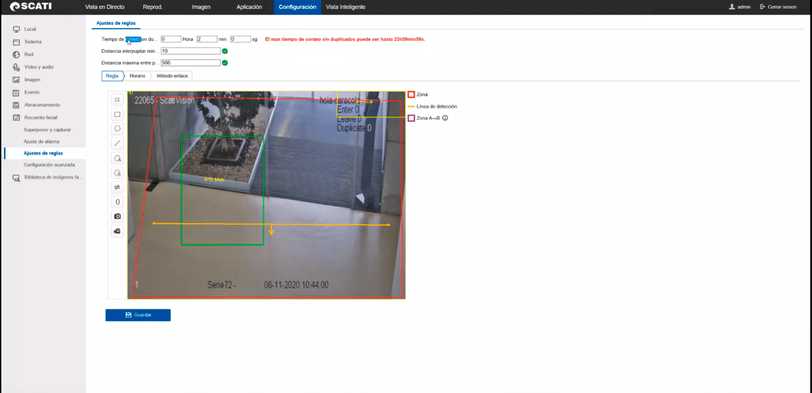 Incorporamos cámaras deeplearning con multi-analítica en nuestra SUITE Camara CCTV detección facial y conteo de rostros