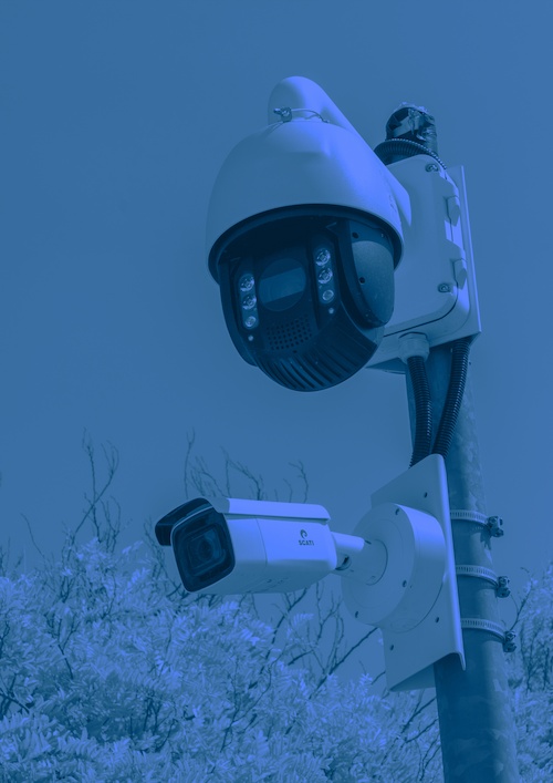 câmeras de vigilância por vídeo espaços vulneráveis