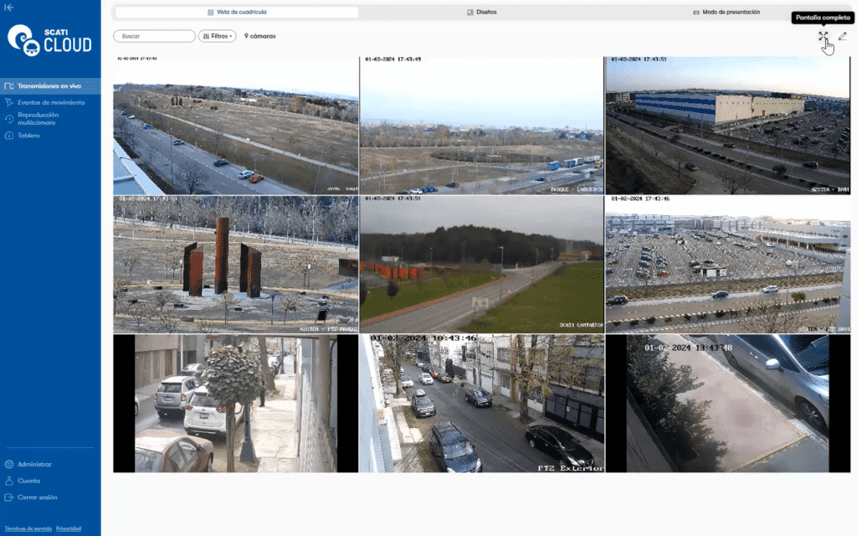 SCATI CLOUD, the evolution of video surveillance to the cloud.