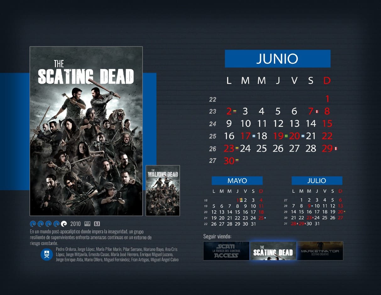 Junio Calendario Scati 2025