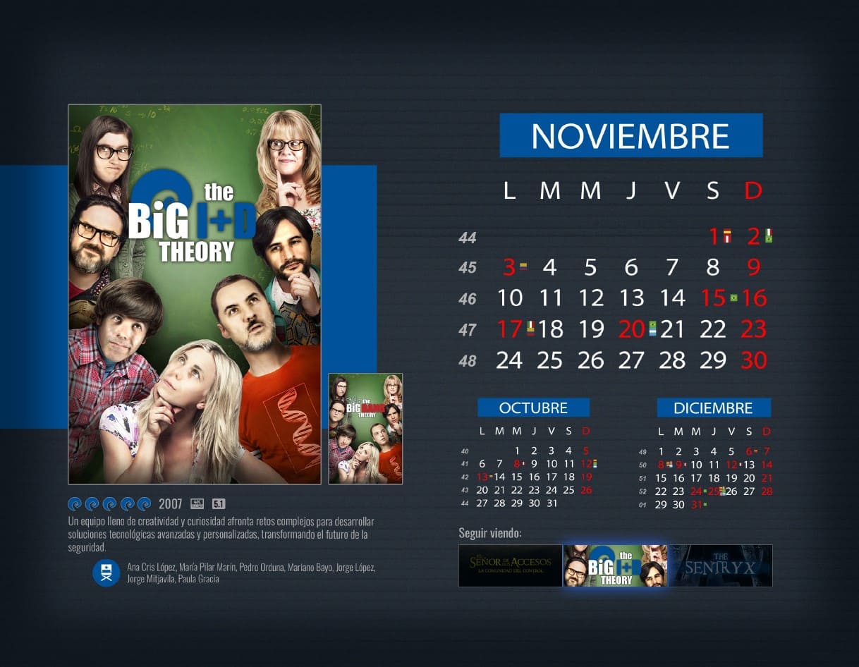 Noviembre Calendario Scati 2025