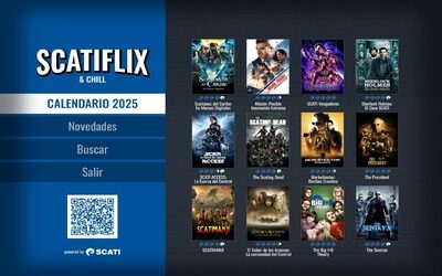Calendário SCATI 2025: SCATIFLIX & CHILL