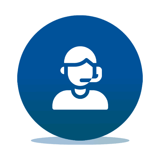 Assistente remoto icono atencion profesional totem