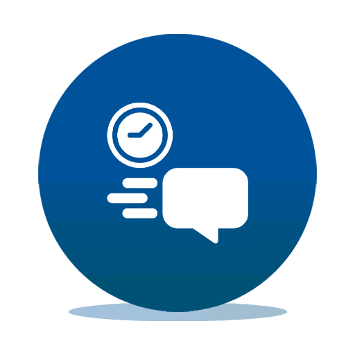 Assistente remoto icono respuesta inmediata totem