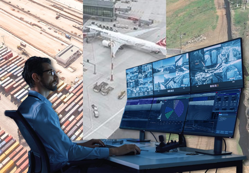 monitores camara radar termico